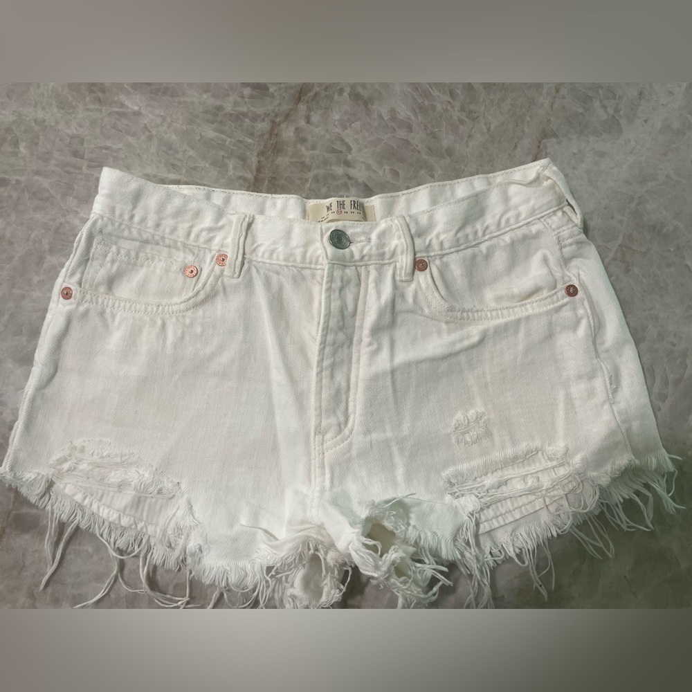 We The Free white shorts